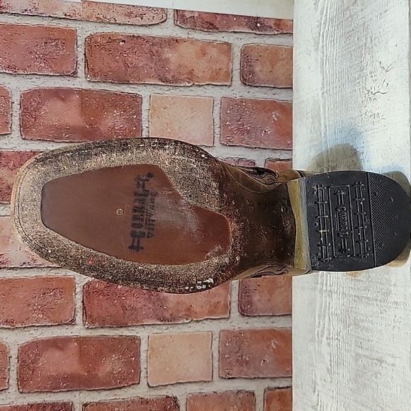 Brown Corral Western Square Toe Boot - Picture 4 of 5